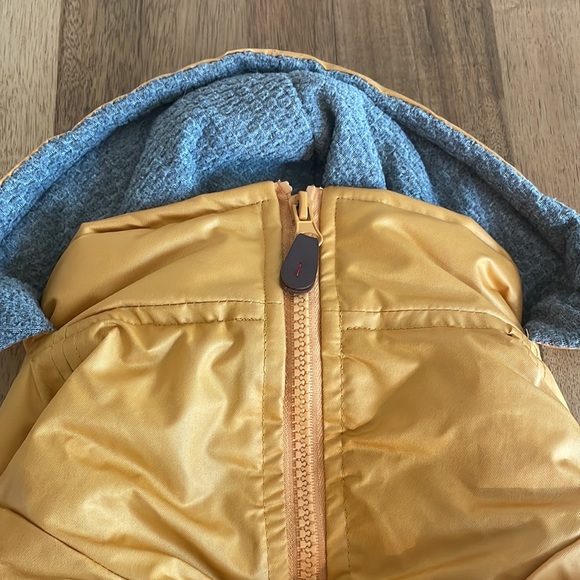 Reddy Mustard Twill Dog Parka Size Medium - Picture 5 of 6